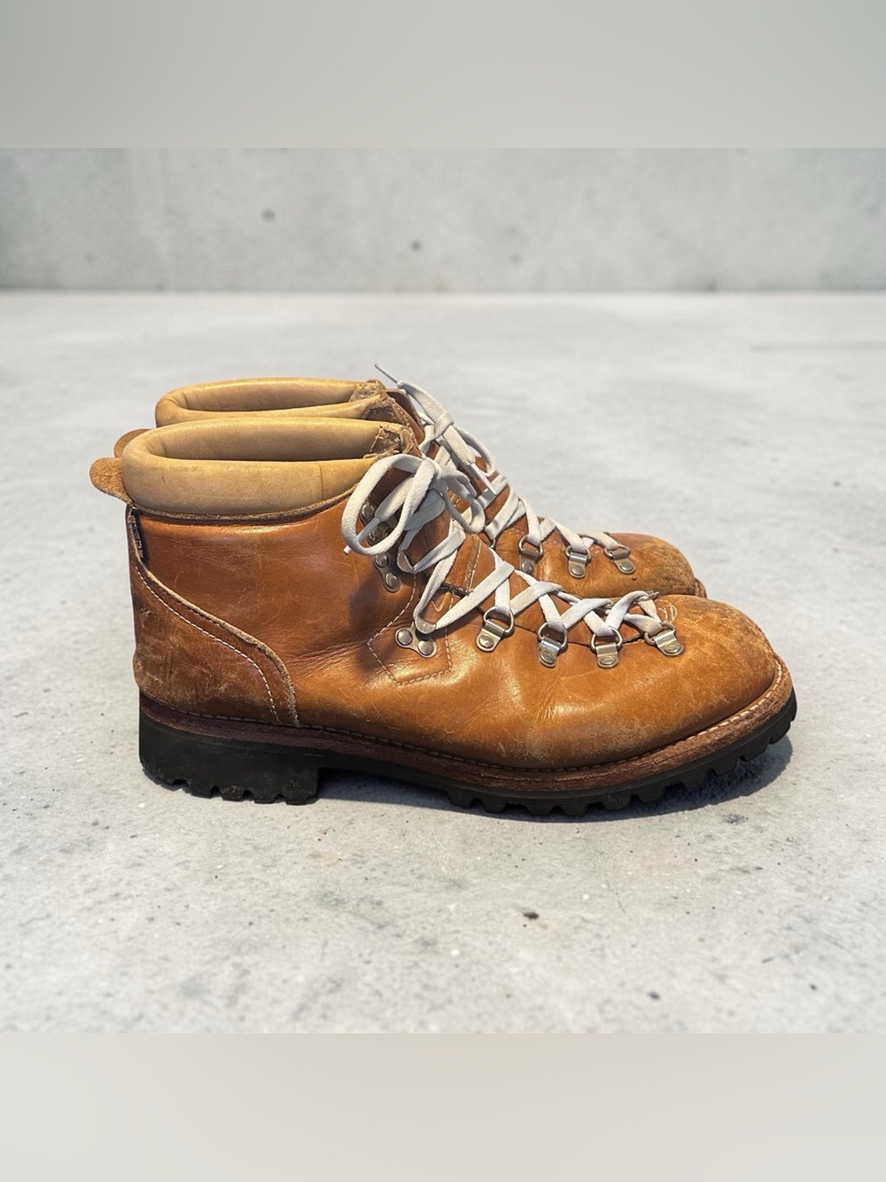 Filson Mens Highlander 9902 Brown Leather Vibram Hiking Boots USA Size 12 D